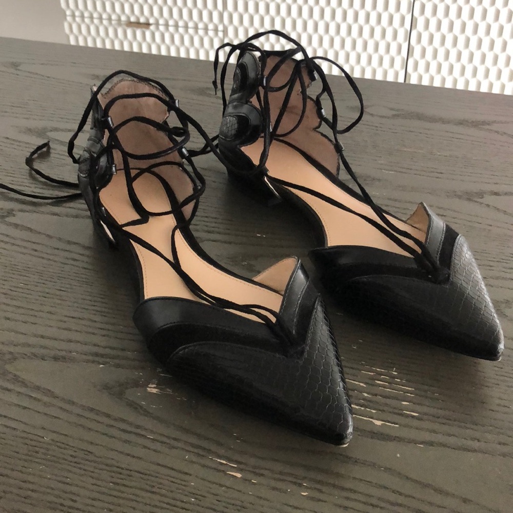 Zara Black Flats